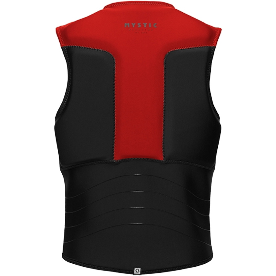 2026 Mystic Mens Block Front Zip Impact Vest 35005.230212 - Red
